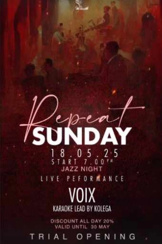 LUFRE BAR & LOUNGE SENOPATI JAKARTA - SUNDAY