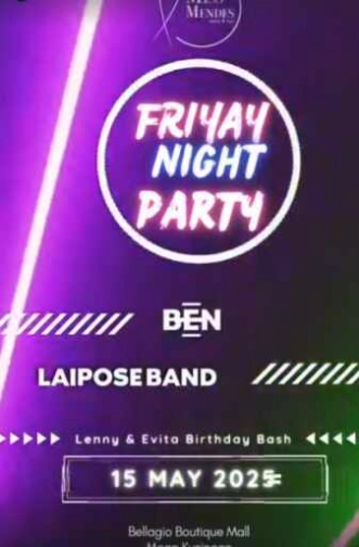 MISS MENDES RESTO KUNINGAN JAKARTA - FRIDAY NIGHT PARTY