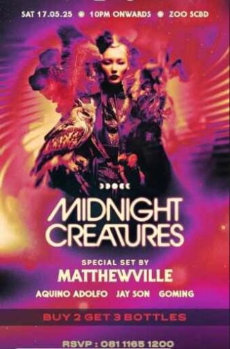 ZOO SCBD JAKARTA - MIDNIGHT CREATURES
