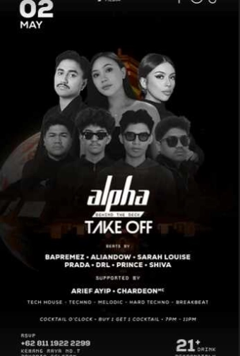 FOS KEMANG JAKARTA - ALPHA BEHIND THE DECK TAKE OFF
