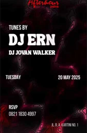 AFTERHOUR POINS JAKARTA - TUESDAY