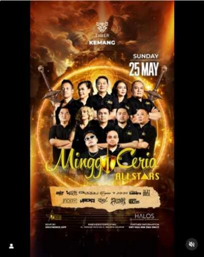 GOLDEN TIGER KEMANG JAKARTA - MINGGU CERIA