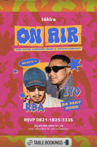 TEKIRA BLOK M JAKARTA - ON AIR