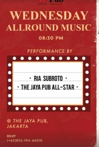 JAYA PUB MENTENG JAKARTA - WEDNESDAY ALLROUND MUSIC