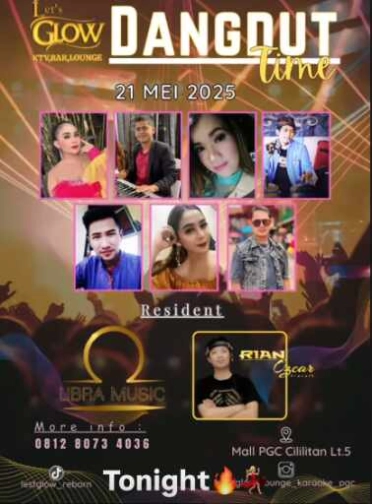 LETS GLOW (PGC) LOUNGE BAR JAKARTA - DANGDUT TIME