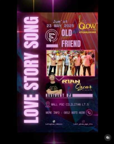 LETS GLOW (PGC) LOUNGE BAR JAKARTA - LOVE STORY SONG