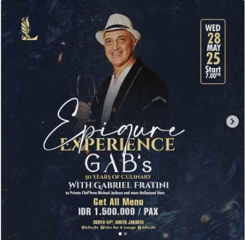 LUFRE BAR & LOUNGE SENOPATI JAKARTA - EPIGURE EXPERIENCE