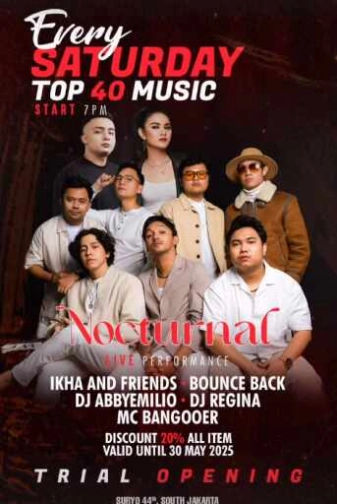 LUFRE BAR & LOUNGE SENOPATI JAKARTA - SATURDAY