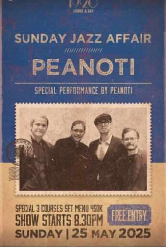 1920 LOUNGE KEMANG JAKARTA - SUNDAY JAZZ AFFAIR