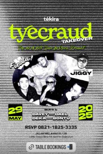 TEKIRA BLOK M JAKARTA - TYECRAUD TAKEOVER