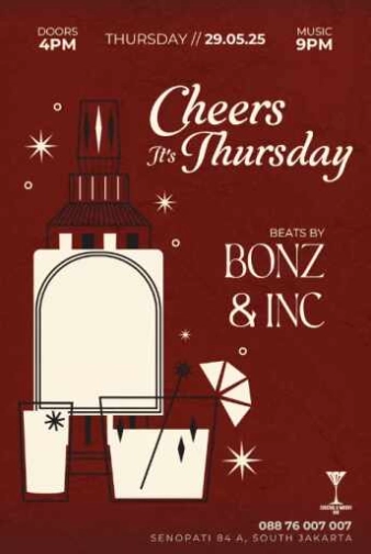 007 COCKTAIL & WHISKY BAR SENOPATI JAKARTA - CHEERS THURSDAY