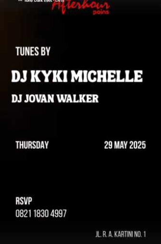 AFTERHOUR POINS JAKARTA - THURSDAY