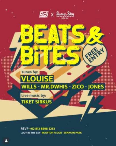 LUCY IN THE SKY SPARK SENAYAN JAKARTA - BEATS & BITES