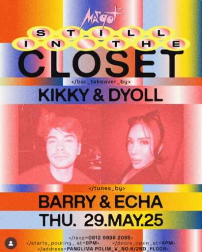 COSMIC BAR EXPERIENCE JAKARTA - STILL ON THE CLOSET