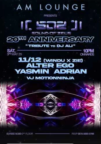 AM LOUNGE SCBD JAKARTA - SOUND OF ZEUS