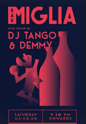 BAR MIGLIA SENOPATI JAKARTA - SATURDAY