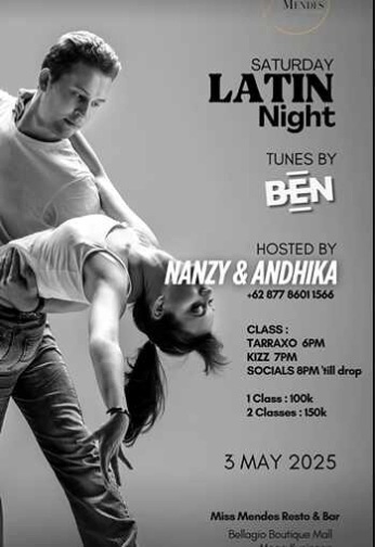 MISS MENDES RESTO KUNINGAN JAKARTA - SATURDAY LATIN NIGHT