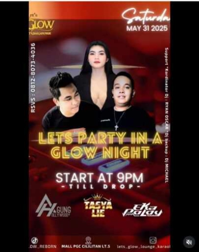 LETS GLOW (PGC) KTV LOUNGE BAR JAKARTA - SATURDAY