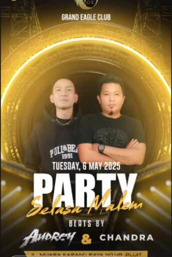GRAND EAGLE CLUB PENJARINGAN JAKARTA - PARTY SELASA MALAM