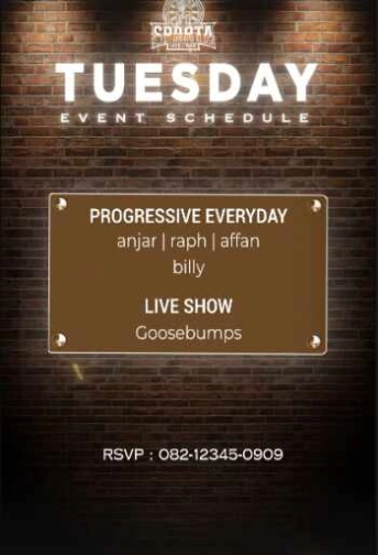 SPARTA LIVE BAR KEMANG JAKARTA - TUESDAY
