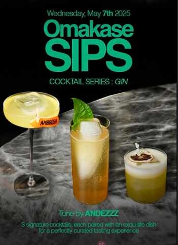 AM LOUNGE SCBD JAKARTA - OMAKASE SIPS