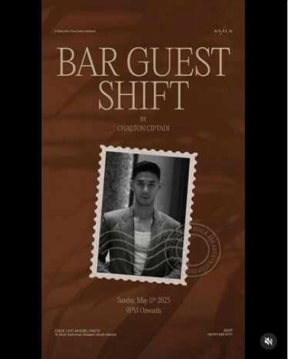 STALK SCBD JAKARTA - BAR GUEST SHIFT