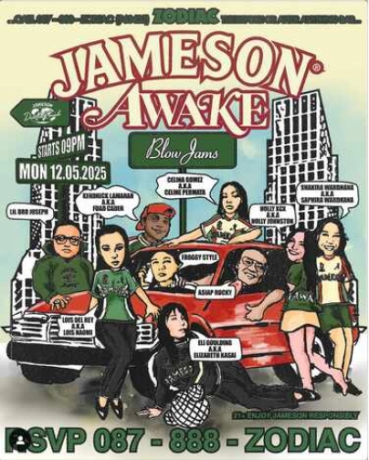 ZODIAC SENOPATI JAKARTA - JAMESON X AWAKE PRESENTS BLOWJAMS