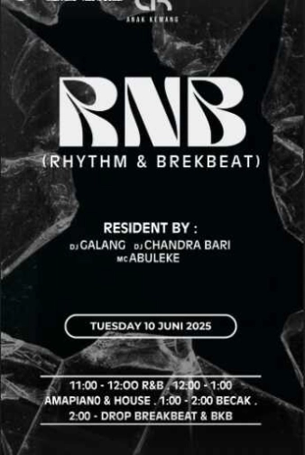 ANAK KEMANG CAFE JAKARTA - RNB NIGHT