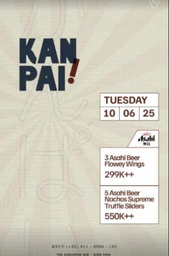 THE CONCIERGE BAR SCBD JAKARTA - TUESDAY