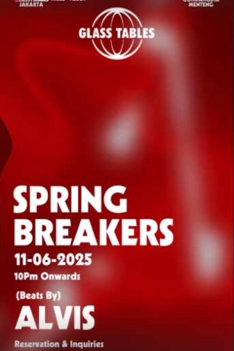GLASS TABLES MENTENG JAKARTA - SPRING BREAKERS