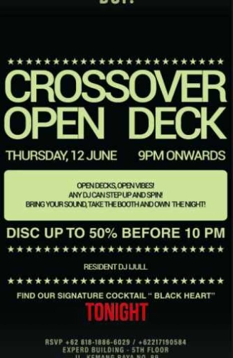 BOF KEMANG JAKARTA - CROSSOVER OPEN DECK