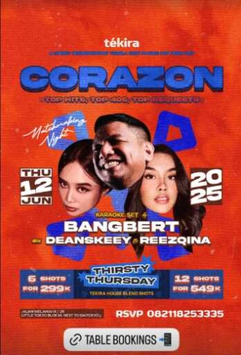 TEKIRA BLOK M JAKARTA - CORAZON