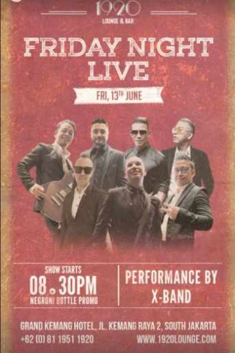1920 LOUNGE KEMANG JAKARTA - FRIDAY NIGHT LIVE