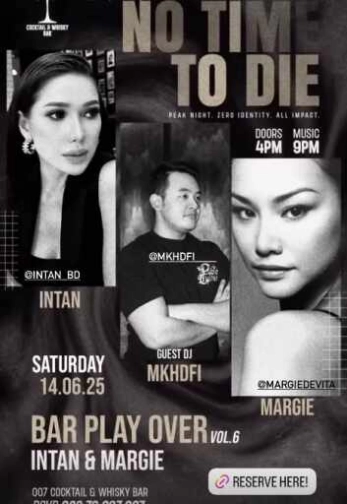 007 COCKTAIL & WHISKY BAR SENOPATI JAKARTA - NO TIME TO DIE