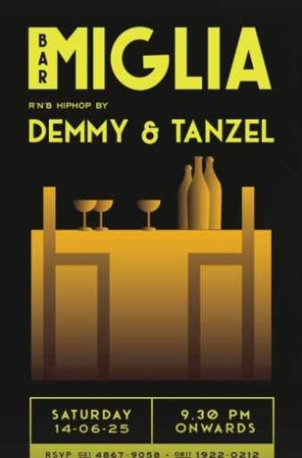 BAR MIGLIA SENOPATI JAKARTA - SATURDAY