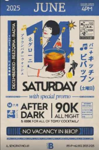 BEBOP JAKARTA - SATURDAY