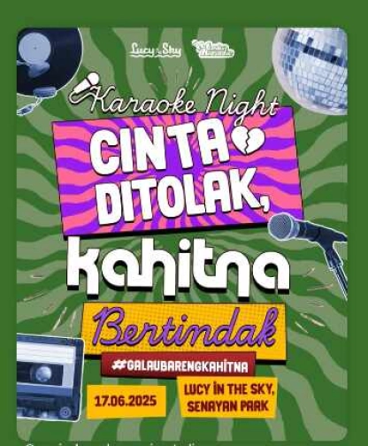 LUCY IN THE SKY SPARK SENAYAN JAKARTA - KARAOKE NIGHT