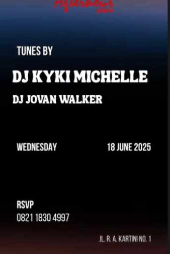 AFTERHOUR POINS JAKARTA - WEDNESDAY