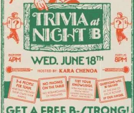 BEBOP JAKARTA  TRIVIA NIGHT