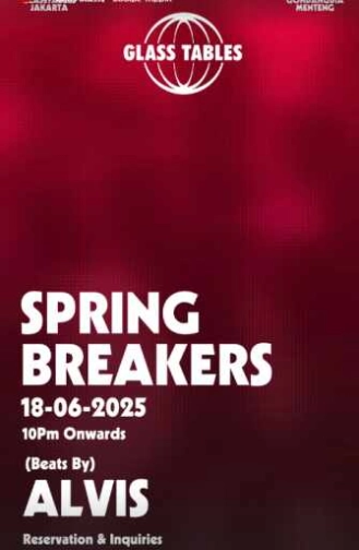 GLASS TABLES MENTENG JAKARTA - SPRING BREAKERS