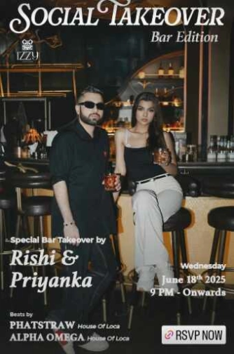 IZZY SOCIAL CLUB GUNAWARMAN JAKARTA - SOCIAL TAKEOVER