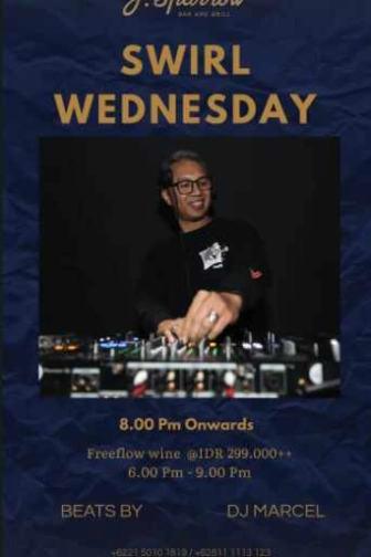 J SPARROW KUNINGAN JAKARTA - SWIRL WEDNESDAY