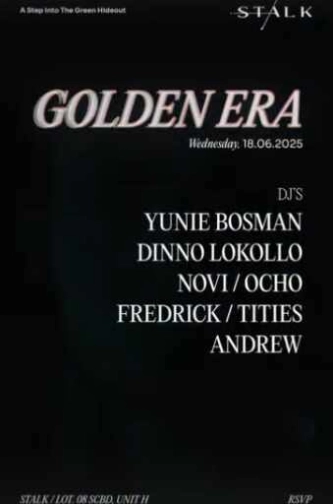 STALK SCBD JAKARTA - GOLDEN ERA