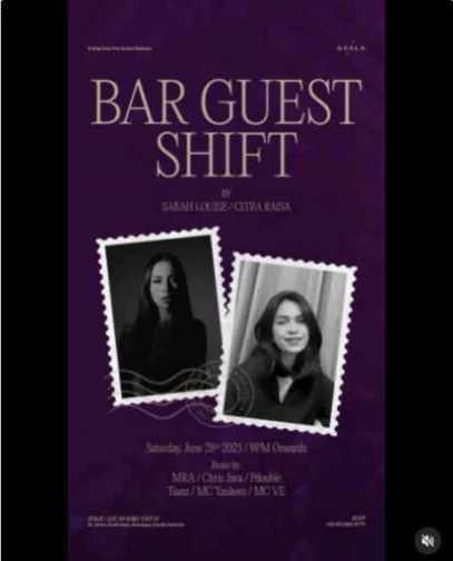 STALK SCBD JAKARTA - BAR GUEST SHIFT