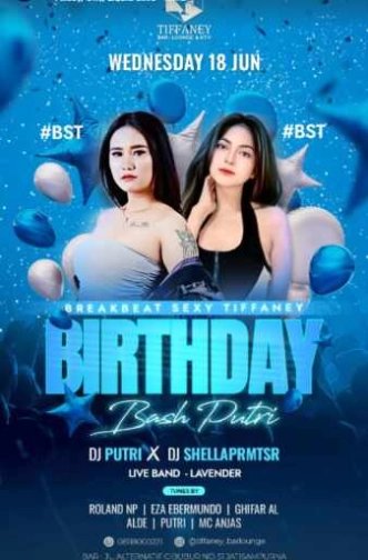 TIFFANEY BAR LOUNGE & KTV - BIRTHDAY BASH PARTY
