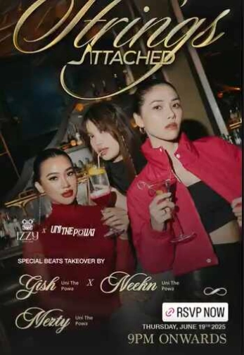 IZZY SOCIAL CLUB GUNAWARMAN JAKARTA - STRINGS ATTACHED