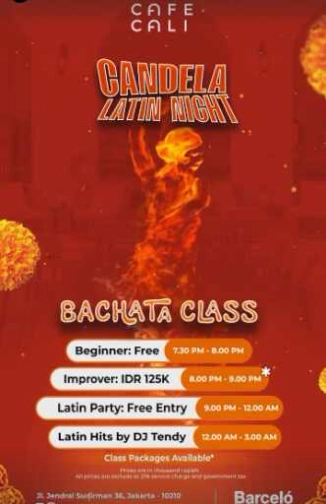 CAFE CALI JAKARTA - CANDELA LATIN NIGHT