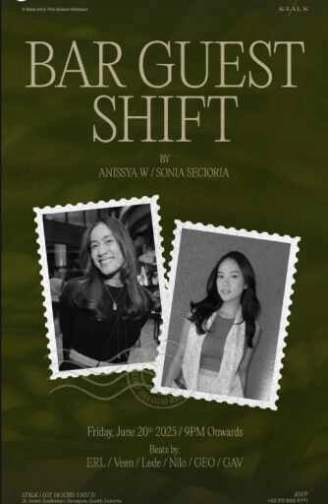 STALK SCBD JAKARTA - BAR GUEST SHIFT