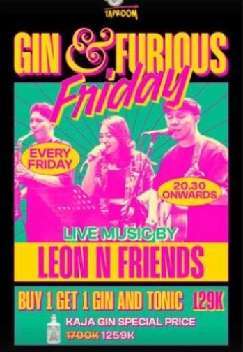 STARK TAPROOM SCBD JAKARTA - GIN & FORIOUS FRIDAY