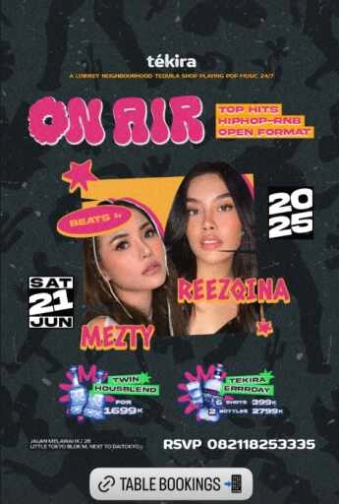TEKIRA BLOK M JAKARTA - ON AIR